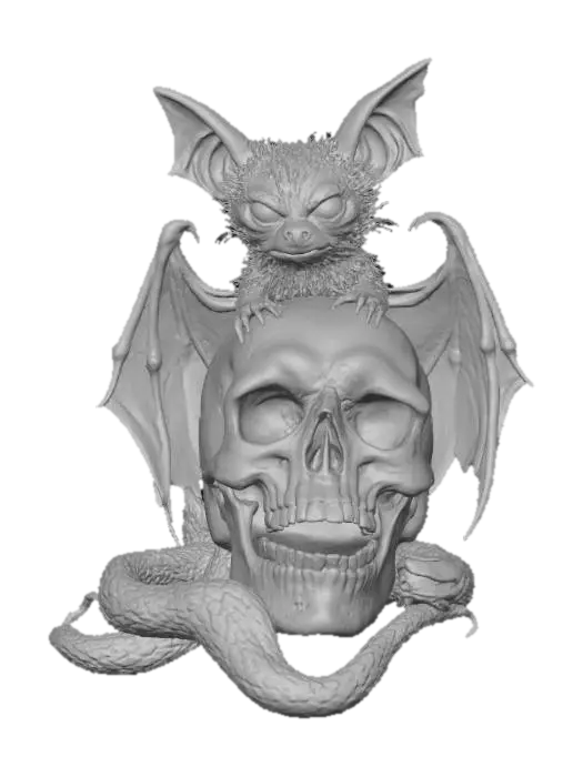 3D model for Gothic Nocturne, #Halloween2025#
