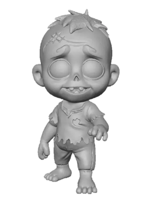 3D model for Zombie Tot, #Halloween2025#