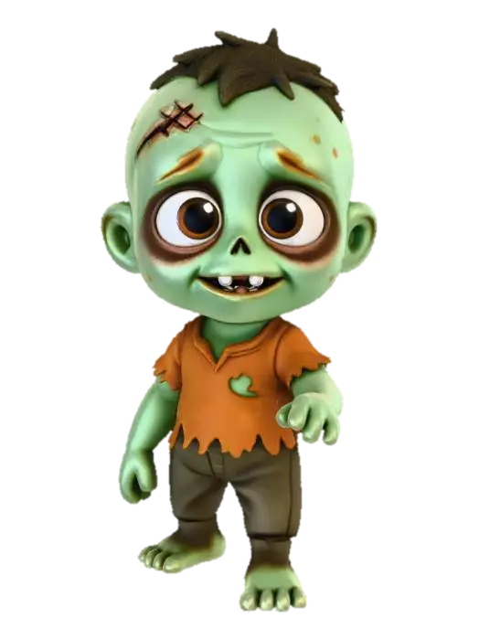 3D model for Zombie Tot, #Halloween2025#