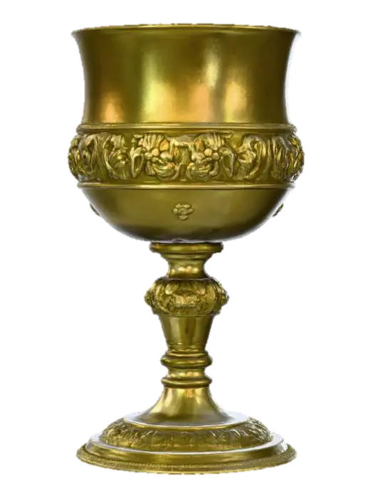 Chalice of Elegance 3D model, vytvořený pomocí AI