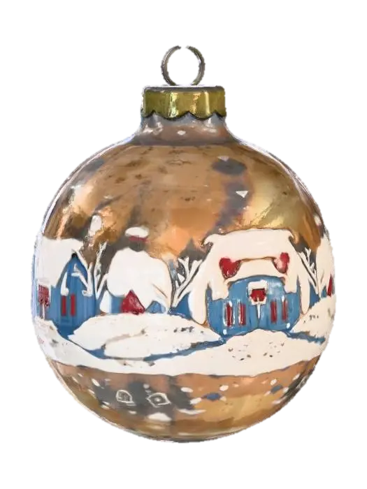 3D model for Snowy Village Ornament, #Christmas2025#
