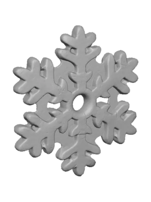 3D model for Bronze Snowflake Charm, #Christmas2025#