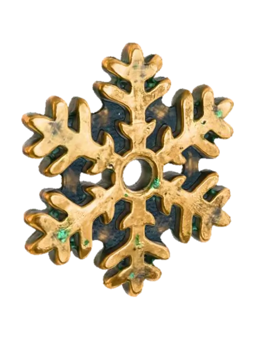 3D model for Bronze Snowflake Charm, #Christmas2025#