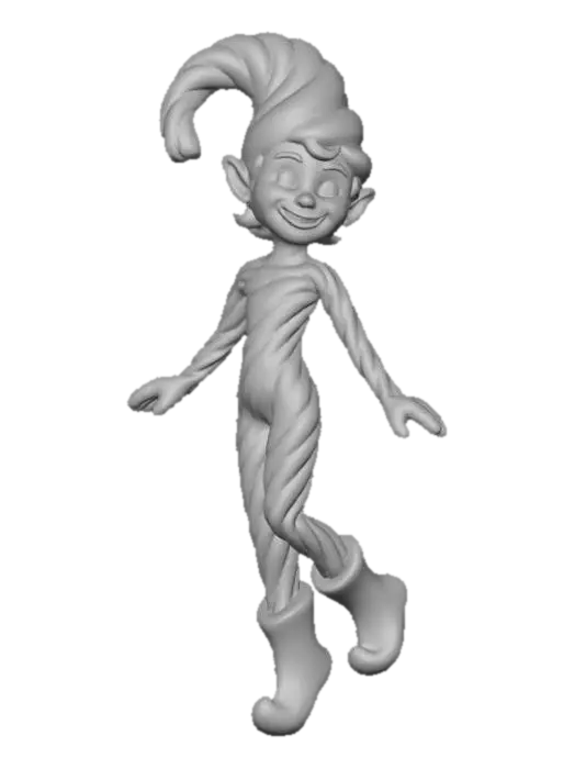3D model for Candy Cane Elf, #Christmas2025#