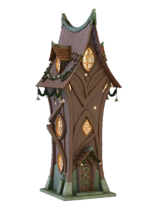 3D model for Whimsical Towerhouse, #Christmas2025#