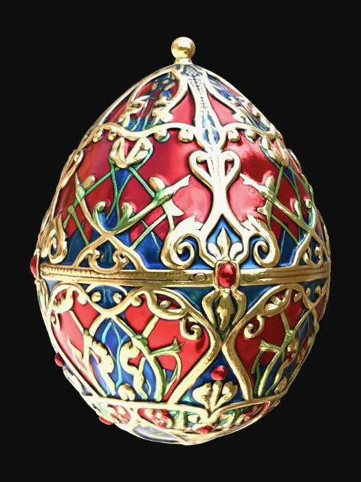 3D model for Ornate Enamel Fabergé Egg, #EasterEgg2026#