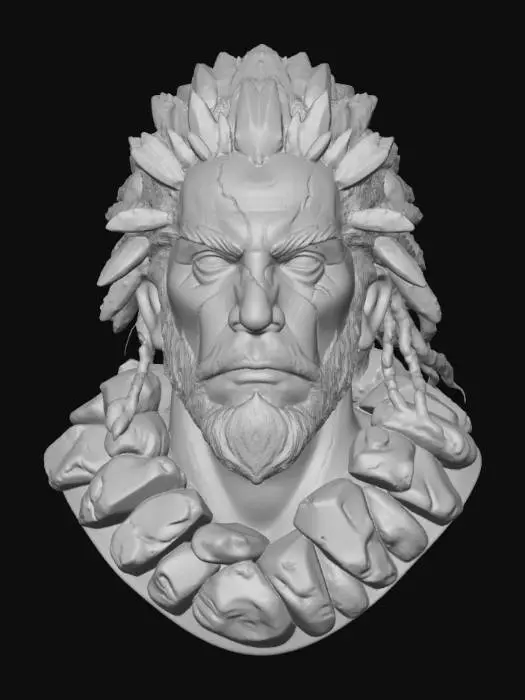 3D model for Frostbound Sage
