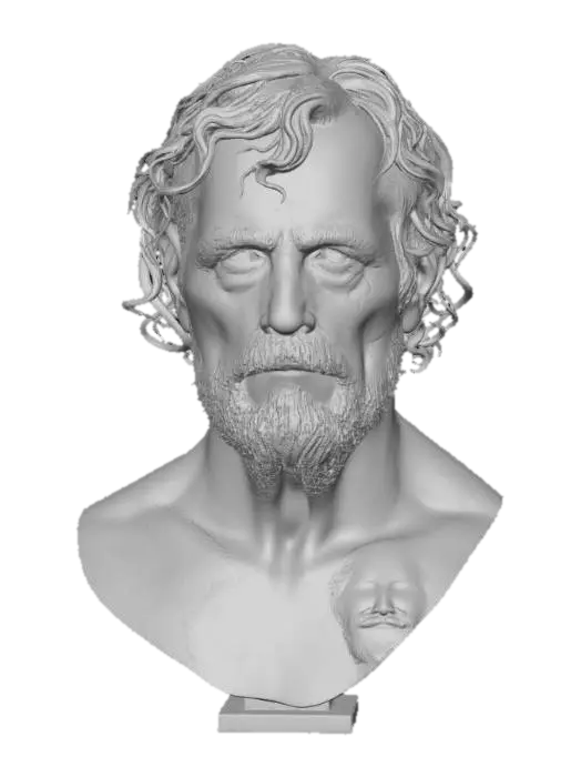 3D model for Cracked Portrait