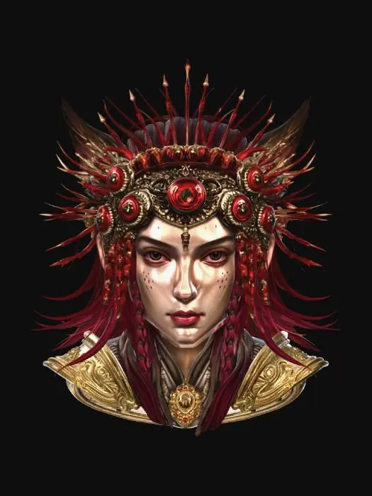 3D model for Crimson Crown of the Phoenix