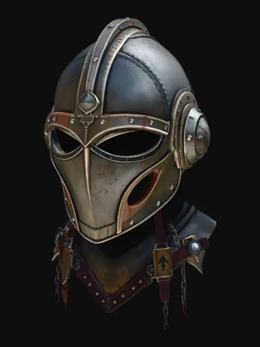 3D model for Ironbound Helmet