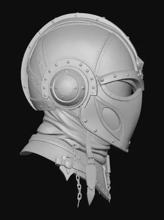 3D model for Ironbound Helmet