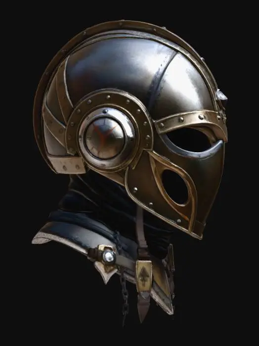3D model for Ironbound Helmet