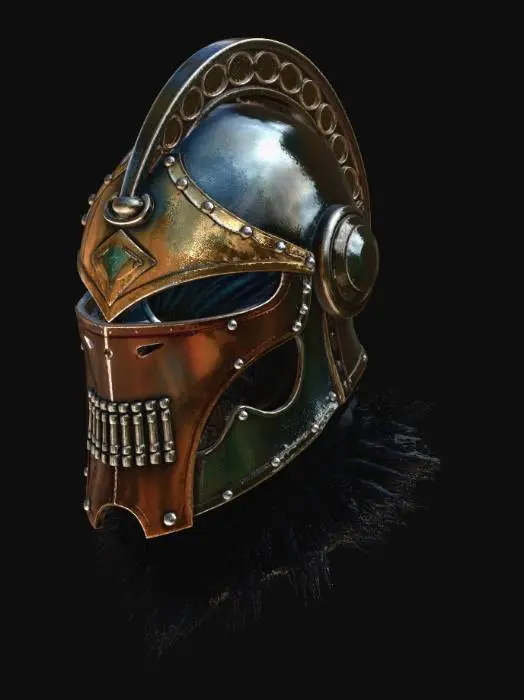 3D model for Crested Gladiator Helmet