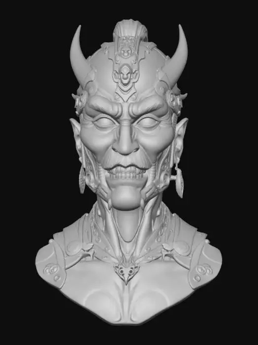3D model for Crimson Oni