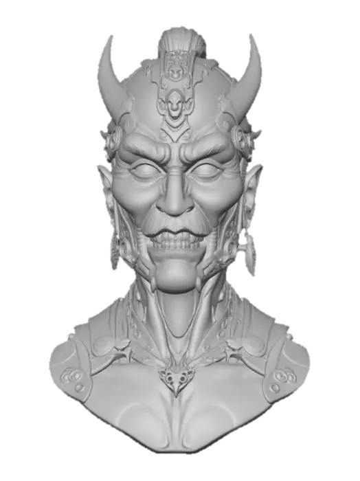 3D model for Crimson Oni