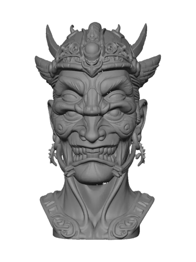 3D model for Crowned Demon King