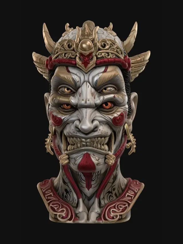 3D model for Crowned Demon King