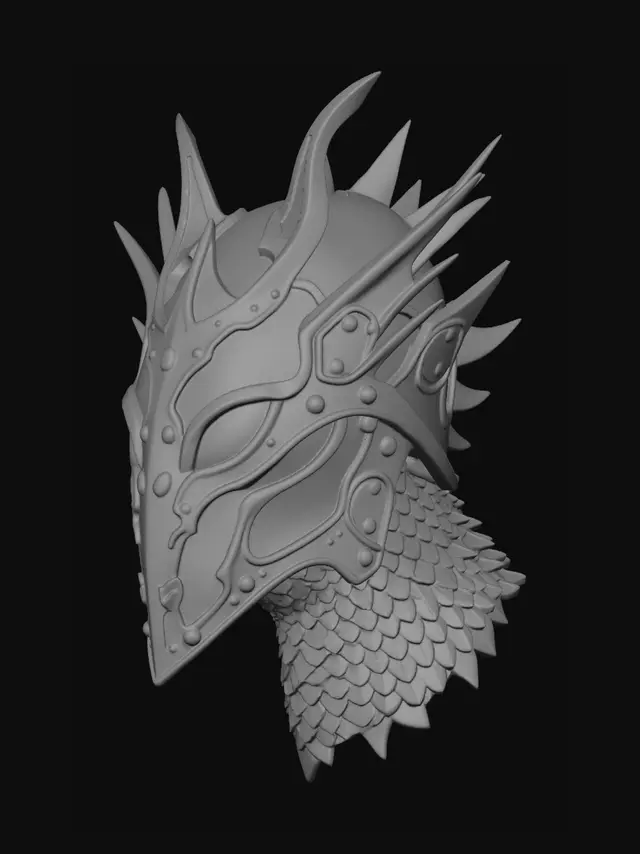 3D model for Prismatic Dragon Helm