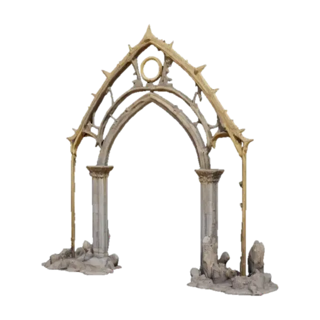3D model for Golden Ruins, #arch#
