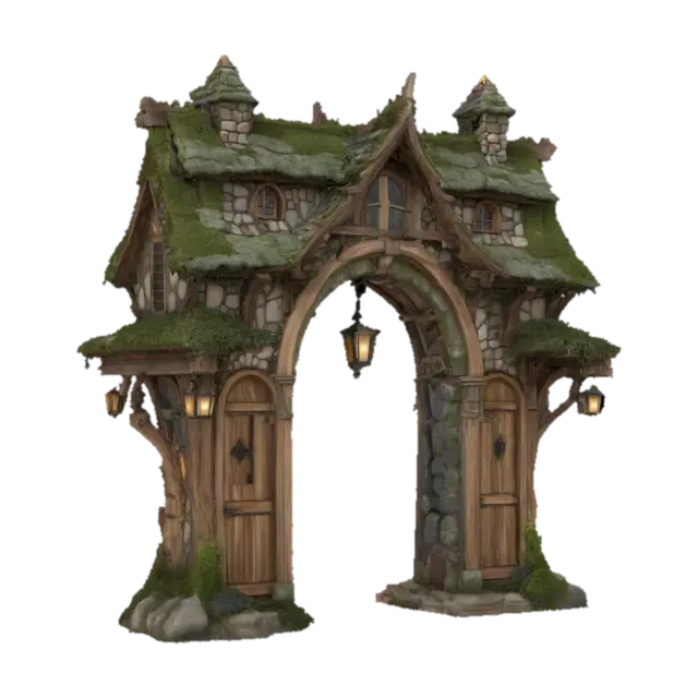 3D model for Enchanted Archway, #arch#
