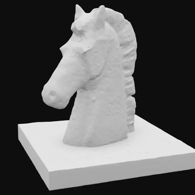 3D model for Terracotta Horse Head