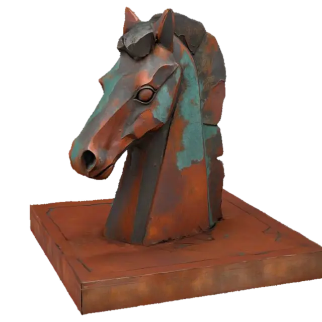 3D model for Terracotta Horse Head