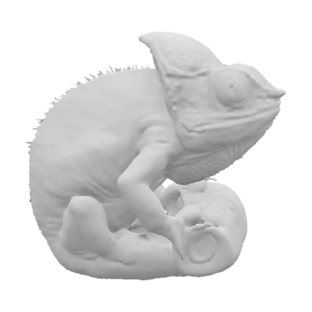 3D model for Colorful Chameleon, #SketchTo3D#