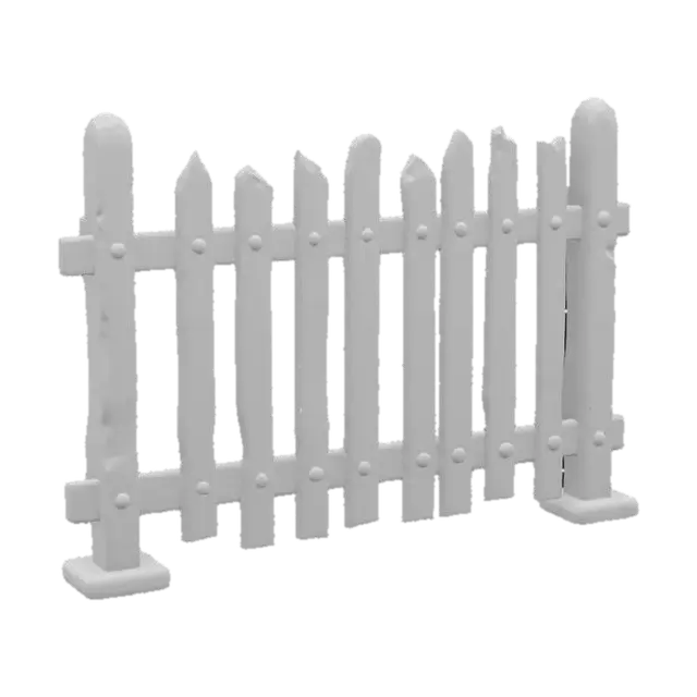 3D model for Weathered Wooden Fence