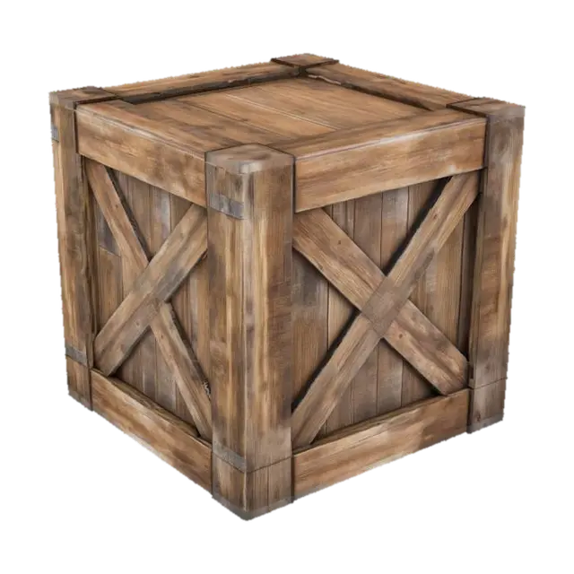 3D model for Wooden Crate