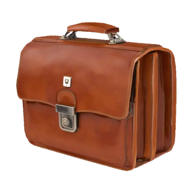 3D model for Leather Briefcase