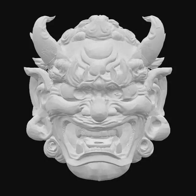 3D model for Demonic Mask