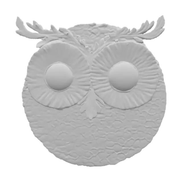 3D model for Blue Mosaic Owl