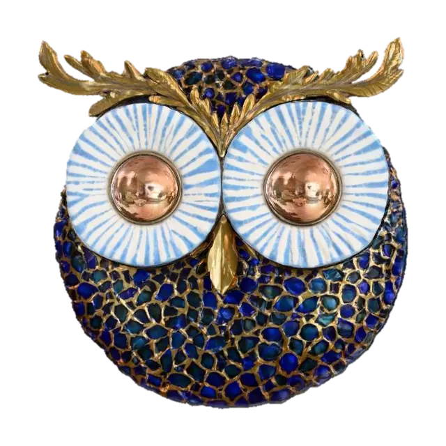 3D model for Blue Mosaic Owl
