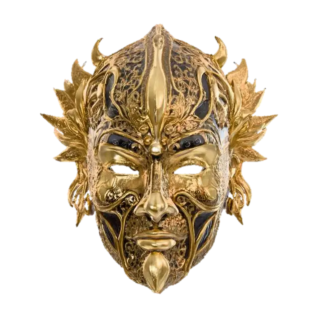 Golden Enigma 3D model, vytvořený pomocí AI
