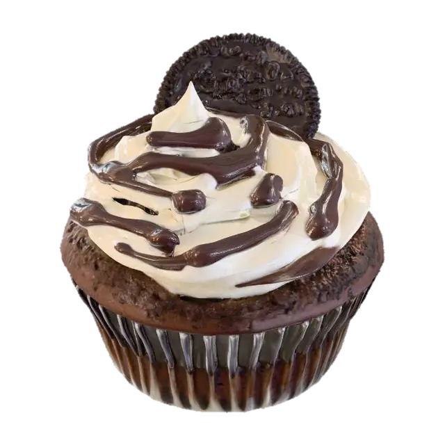 Chocolate Delight Cupcake 3D model, vytvořený pomocí AI