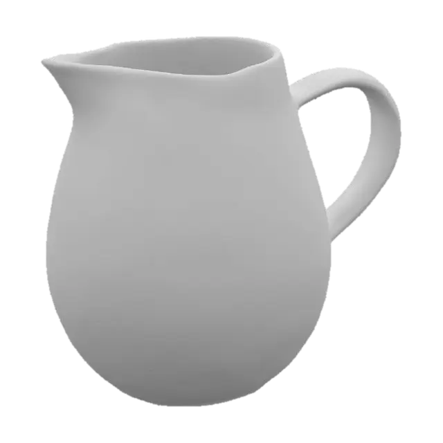3D model for Blue Ceramic Pitcher
