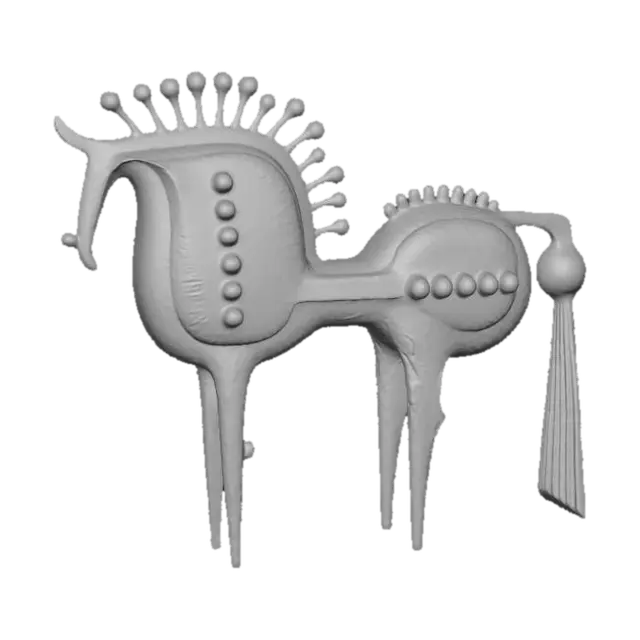 3D model for Bronze Horse Sculpture