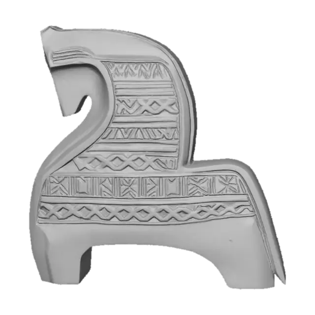 3D model for Carved Equine Elegance