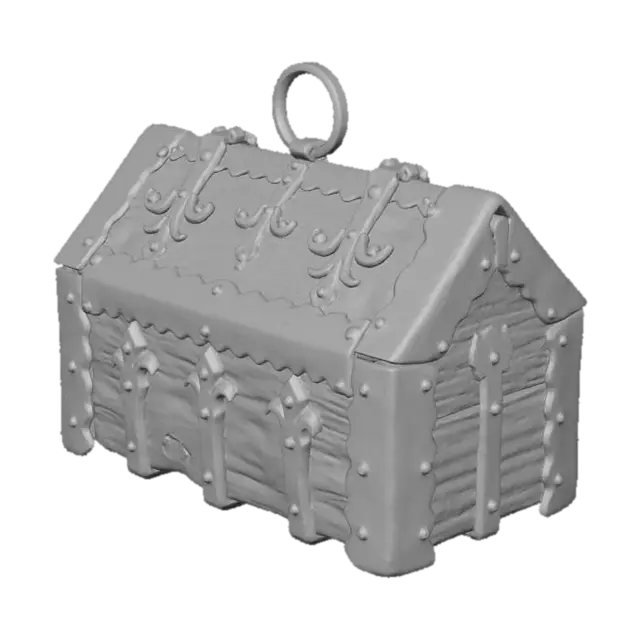 3D model for Ancient Metal Chest