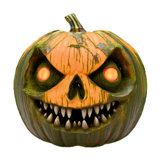 3D model for Menacing Pumpkin in the Rain, #Halloween2025#