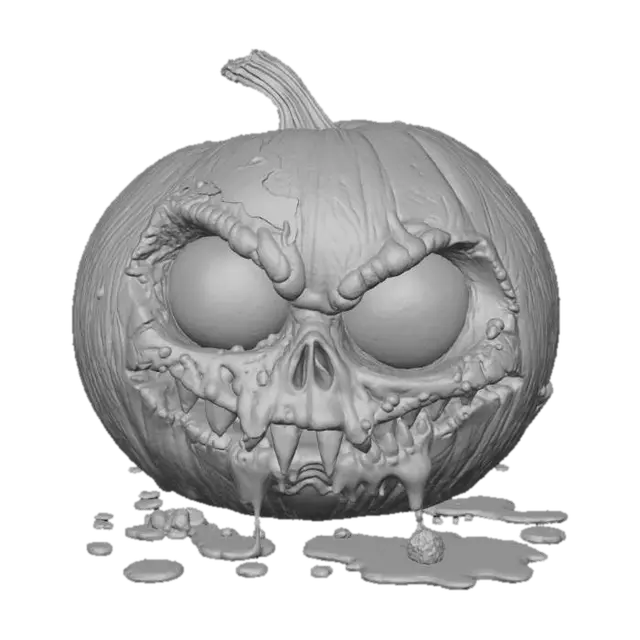 3D model for Grinning Gourd Ghoul, #Halloween2025#