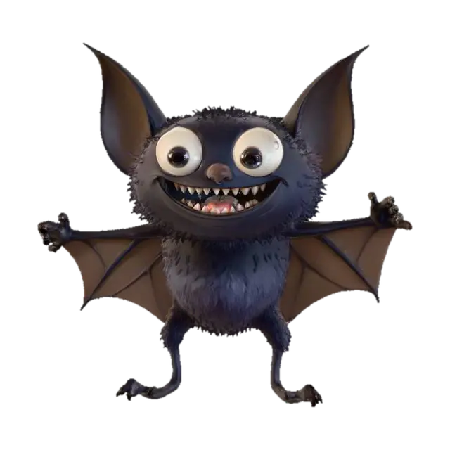 3D model for Batty Smiles, #Halloween2025#