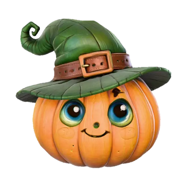 Pumpkin Pals, #Halloween2025# - Decorations 3D model, vytvořený pomocí AI
