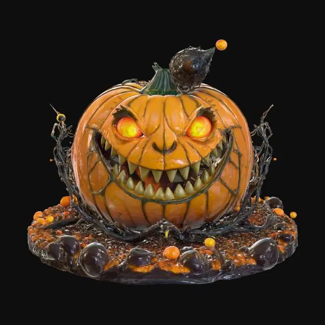 3D model for Pumpkin Nightmare, #Halloween2025#