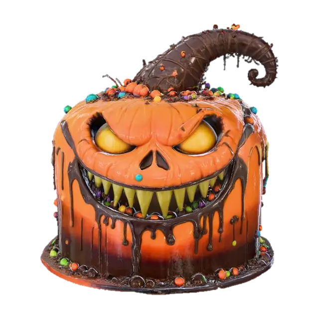3D model for Spooky Pumpkin Delight, #Halloween2025#