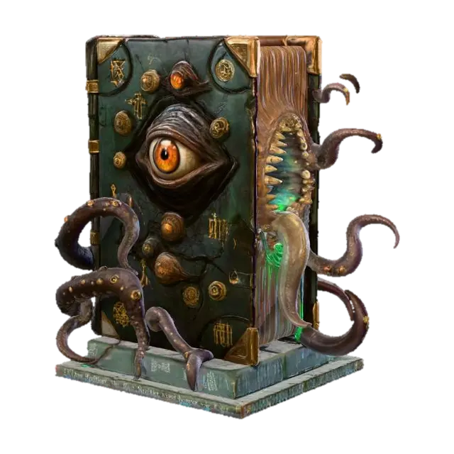 3D model for Watcher’s Grimoire, #Halloween2025#