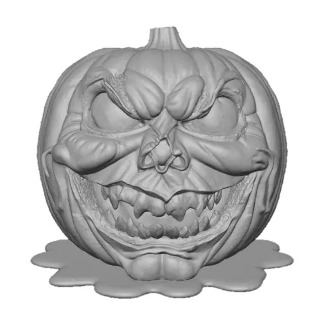 3D model for Eerie Glare Pumpkin, #Halloween2025#