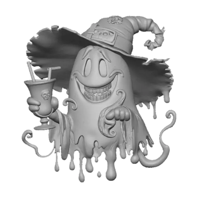 3D model for Spooky Spirit Sipper, #Halloween2025#