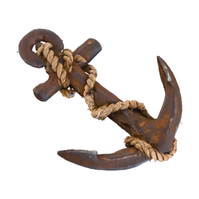Rusty Anchor - Fishing 3D model, vytvořený pomocí AI