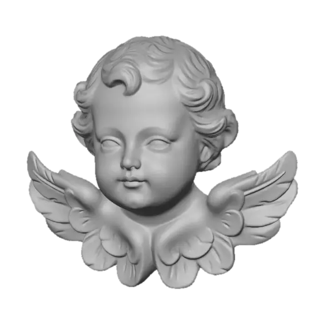 3D model for Golden Cherub Bust, #Christmas2025#